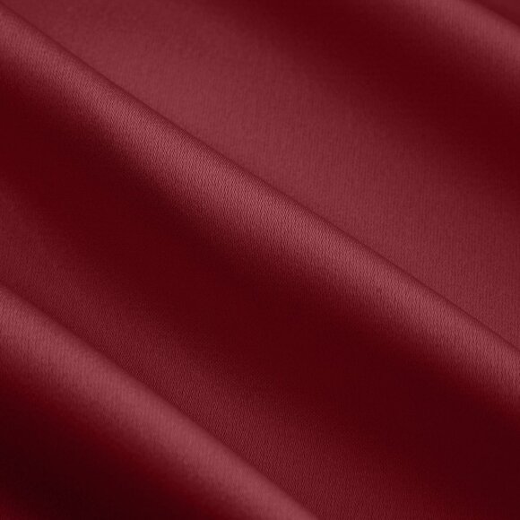 Cider Satin Cowl Neck Solid Ruffle Hem Maxi Dress - Picture 4 of 4